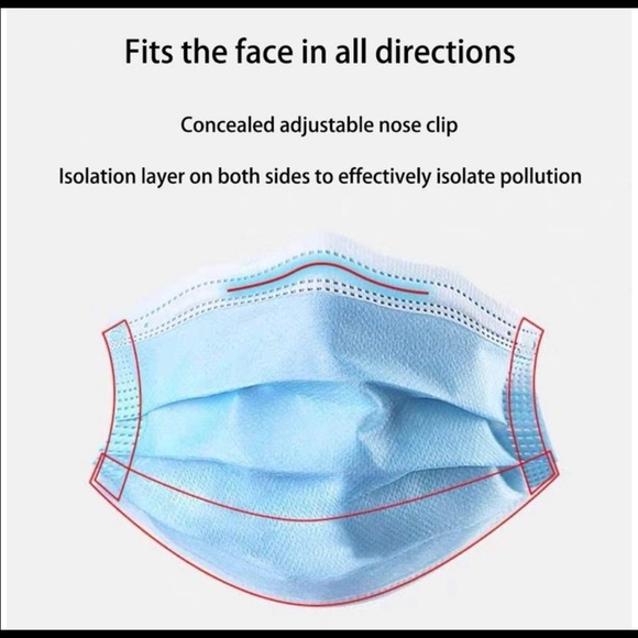 🌟FAST SELLING🌟 50 3 Layered Masks - Picture 6 of 8